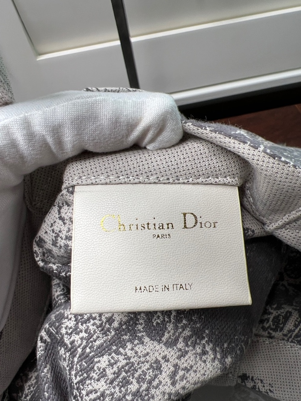 Dior Canvas Tote Beauty Bag With Dior Addict Lip Glow Oil (081) NWOT With Box - Picture 12 of 17